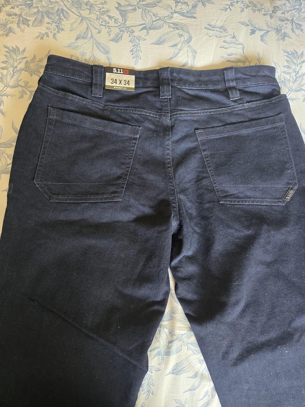 5.11 Tactical Men’s Dark Blue Tactical Jeans - 34x34 - Picture 4 of 5